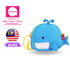NOHOO Kid Whale Blue Design Children Boy Ocean Sling Crossbody Travel Bags New