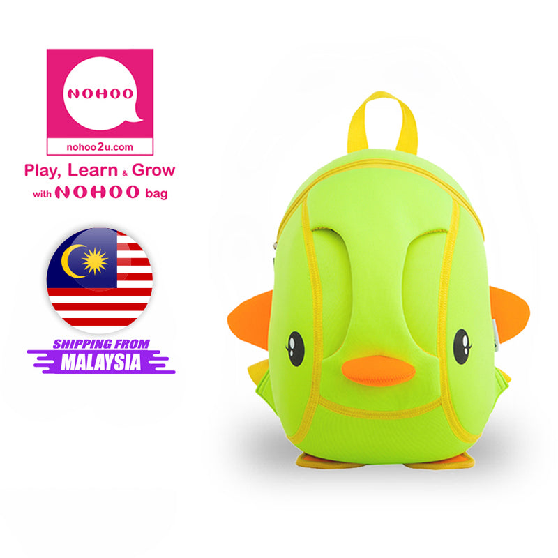 NOHOO Kid Tri-Duckie 3D Design School Bag Sekolah Bag Preschool Backpack Bags