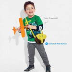 NOHOO Kid Elephant 3D Design Children Boy Sling Crossbody Travel Bag Preschool