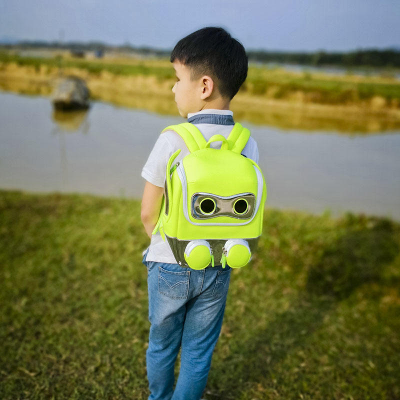 NOHOO Kid 3D Robot (New) Design School Bag Waterproof Preschool Backpack Bags