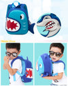 NOHOO Kid Shark 3D Design School Bag Waterproof Preschool Backpack Bags Ocean