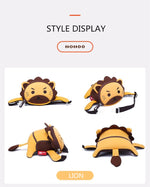 NOHOO Kids Lion 3D Design Newborn Bag Toodler Bags Travel Kids Bag