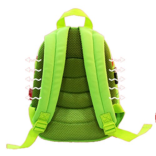 NOHOO Kid Dino Diny 3D Design Children Boy Travel School Bag Beg Sekolah Bags A4