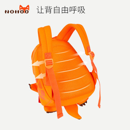 NOHOO Kid Big T-Rex 3D Design School Bag Waterproof School Backpack Bags Travels