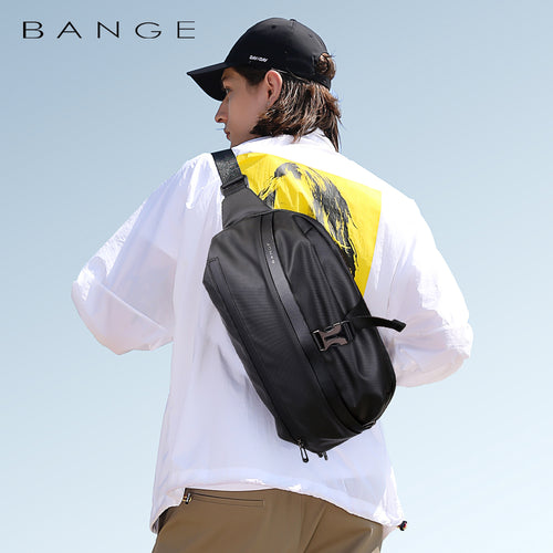 Bange Kevlar Sling Bag Shoulder Bag Crossbody Bag Men’s Beg Lelaki Multi Compartment Water-Resistant