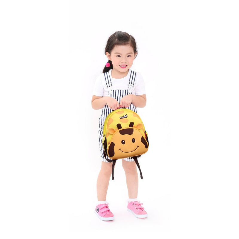 NOHOO Kid Giraffe 3D Design Kindergarden Bag Waterproof Preschool Backpack Bags