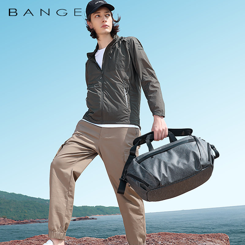Bange Curve 35L Travelling Bag Gym Bag Big Capacity Bag Sling Bag Dry and Wet Seperation Duffel Bag