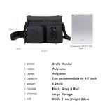 Arctic Hunter i-Visage Sling Bag Cool Design Messenger Bag Tablet Compartment (9.7")