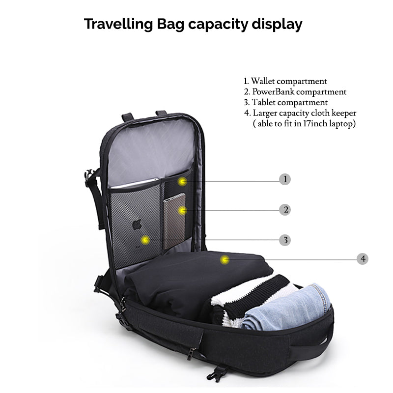 Arctic Hunter i-Suitcase Backpack (15.6" Laptop)