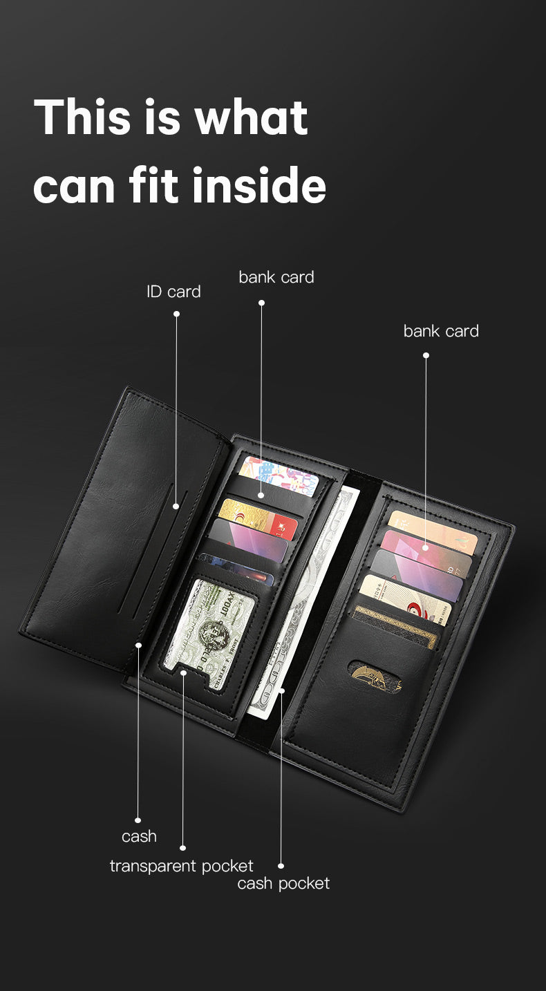 Bange Rory Multiple Card Slot Light Weight Fashion Thin Long Wallet Trend Dompet Panjang Slim (12 Card Slot)