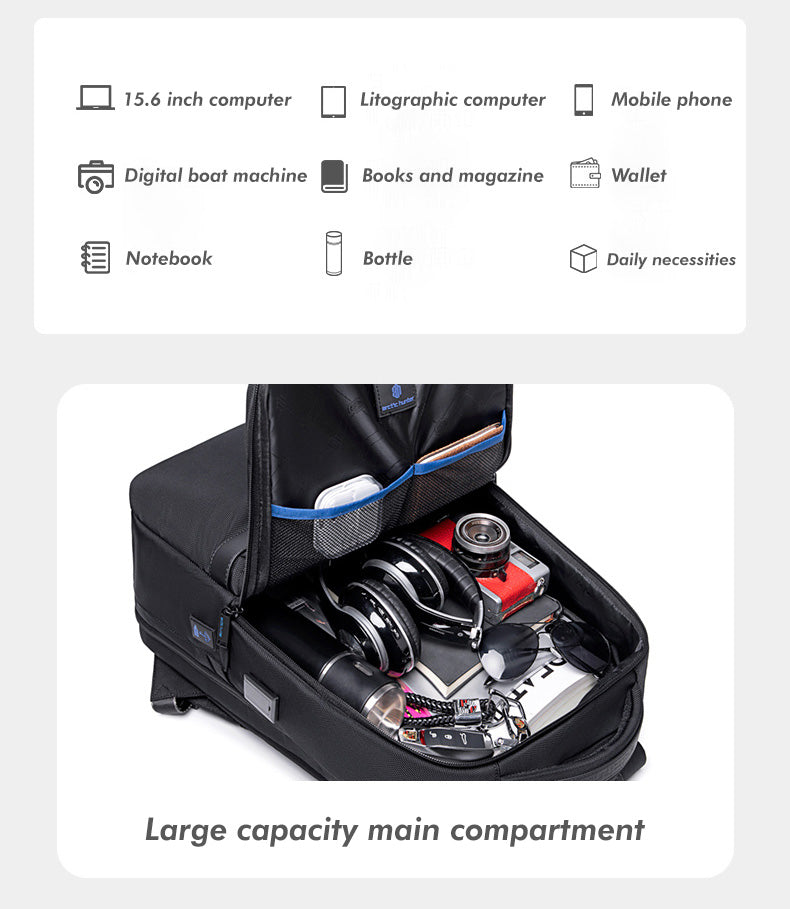 Arctic Hunter i-Tux Laptop Backpack Business Travel Organized Backpack (15.6")