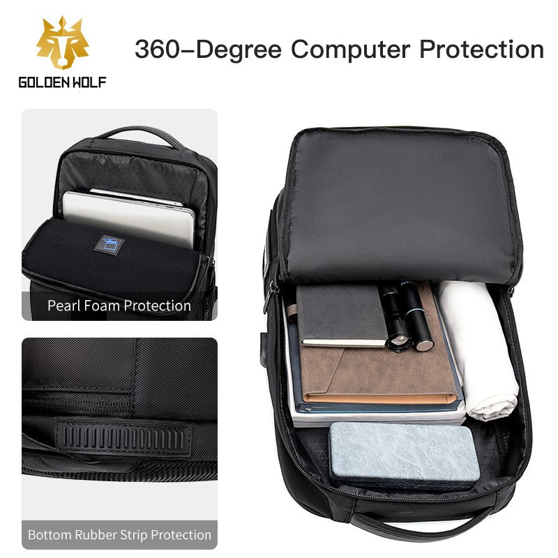Golden Wolf Thunder Backpack (15.6" Laptop)