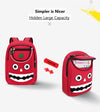 NOHOO Kid Happy Monster Design Children Boy Travel School Bag Beg Sekolah Bag A4
