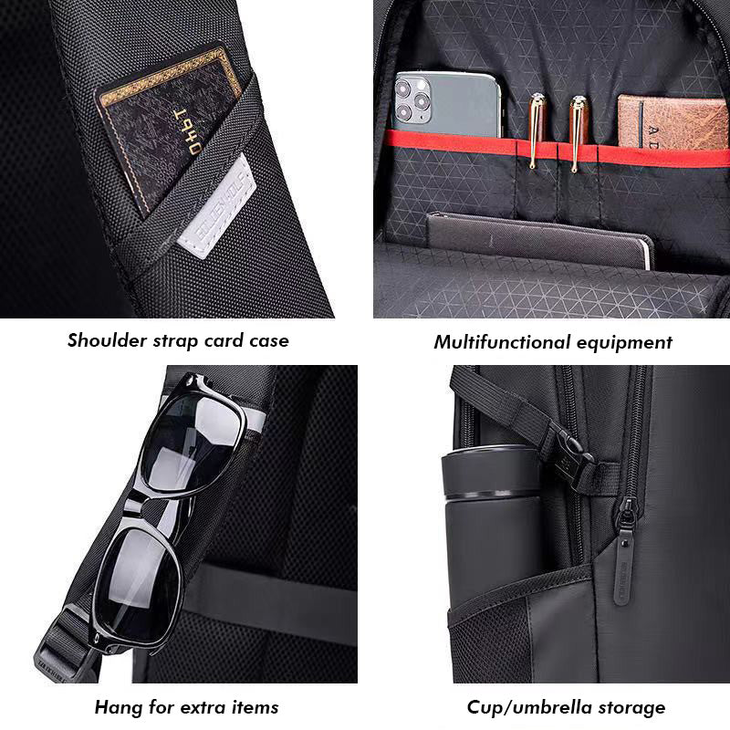 Golden Wolf Garo Sling Bag - Anti-Theft Zipper Crossbody Travel Light Weight