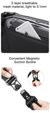Bange Confi Men Anti-theft Lock Sling Bag Fashion Chest Pack Waterproof USB Crossbody Bag (9.5" tablet)