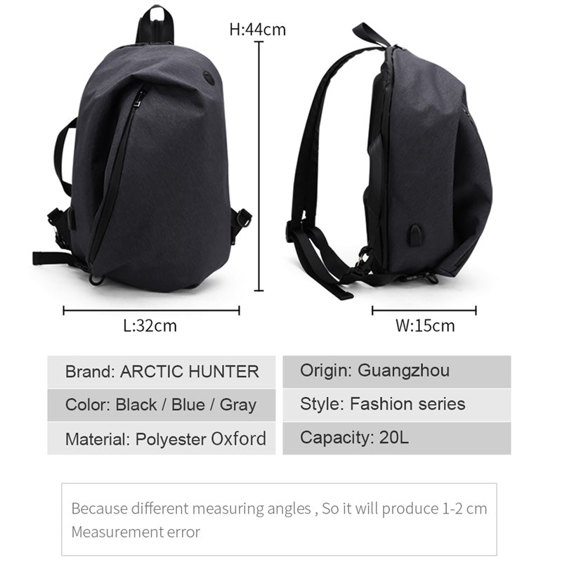 Arctic Hunter Cross-Air Backpack (15.6" Laptop)