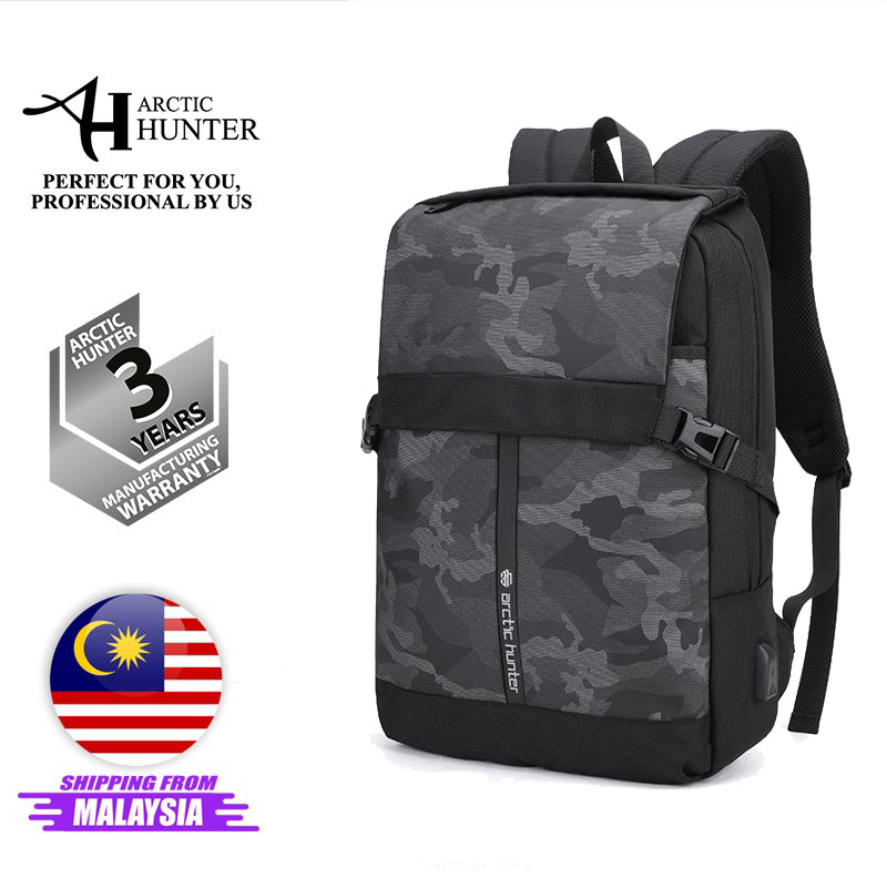 Arctic Hunter i-Army Backpack Laptop) – Bag2u Dot Com Sdn