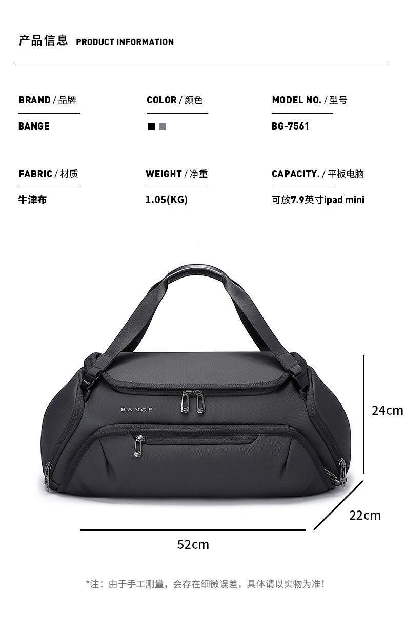 Bange Dusk Duffle Bag Multifunctional Gym Bag Sport Bag Hiking Bag Messenger Bag Max Duffel Weekender bag