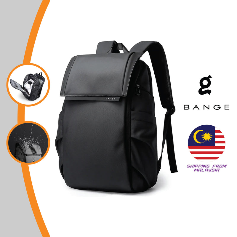 Bange Bowler Laptop Backpack Water-Resistant and Multi Compartment Business Professional Travel (15.6")