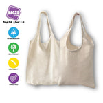 BAG2U【HOT-SIMPLE】Canvas Bag Plain