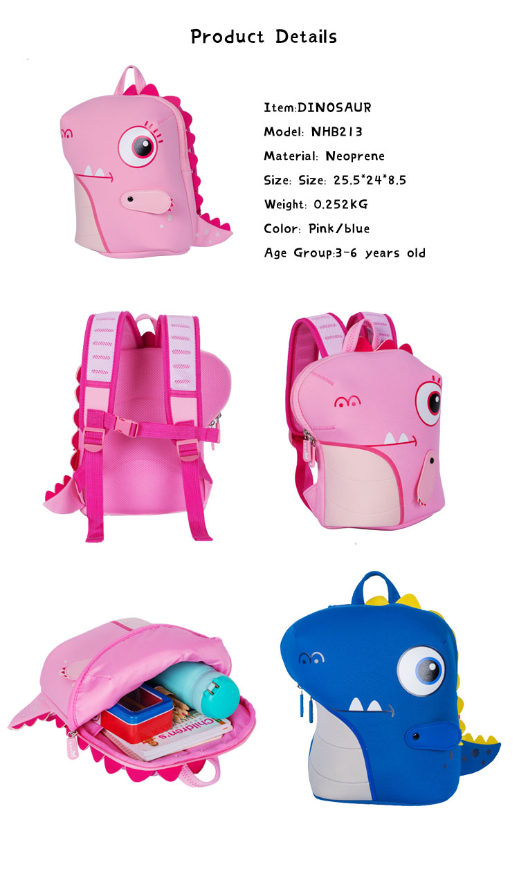NOHOO Kid Backpack Light Fury (Pink)