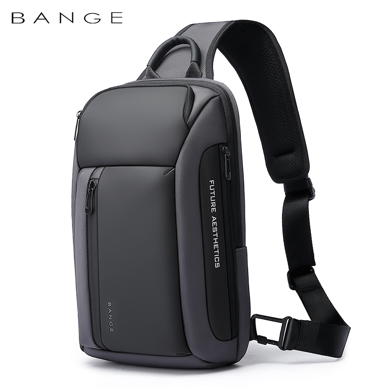 Bange Titan Sling Bag Water-Resistant and Multi Compartment Crossbody Men's Bag Fashion Chest Pack (11")