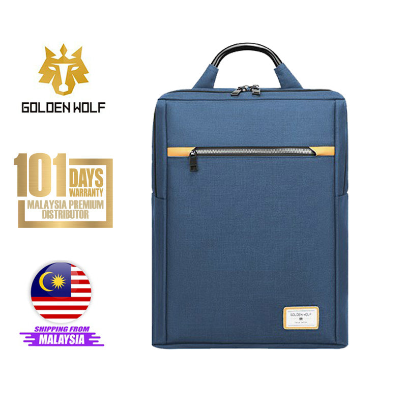 Golden Wolf Raven Backpack (15.6" Laptop)