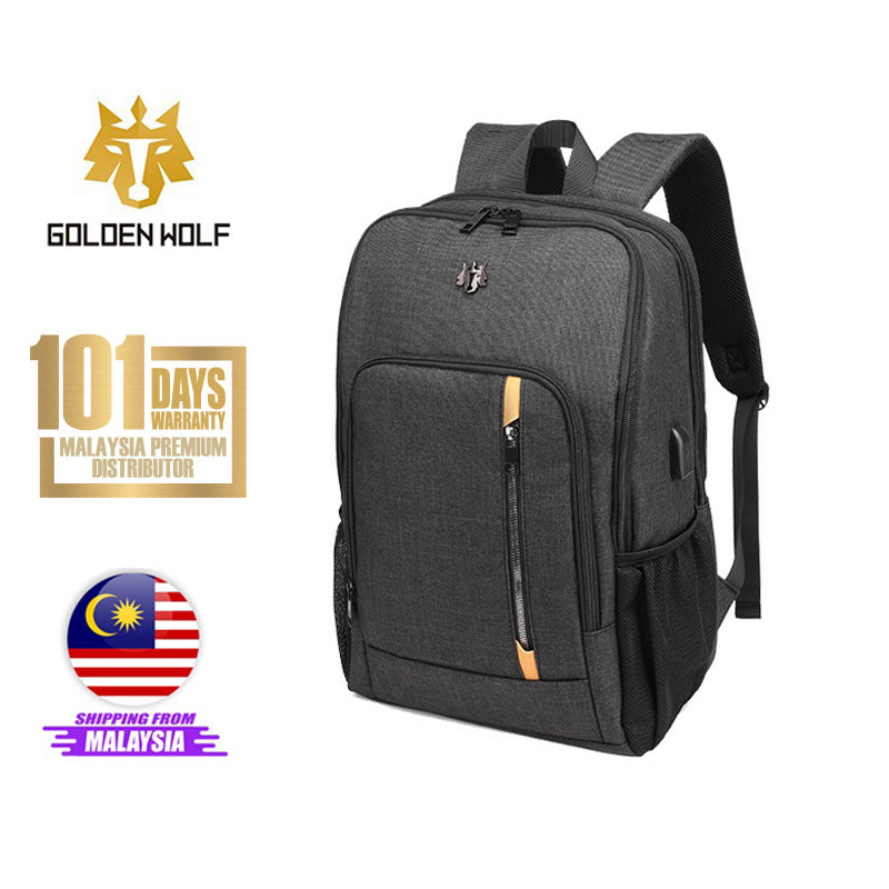 Golden Wolf Raptor Backpack (14" Laptop)