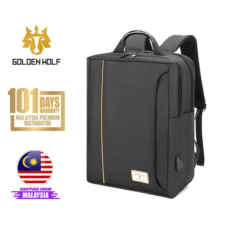 Golden Wolf Coupe Backpack (15.6" Laptop)