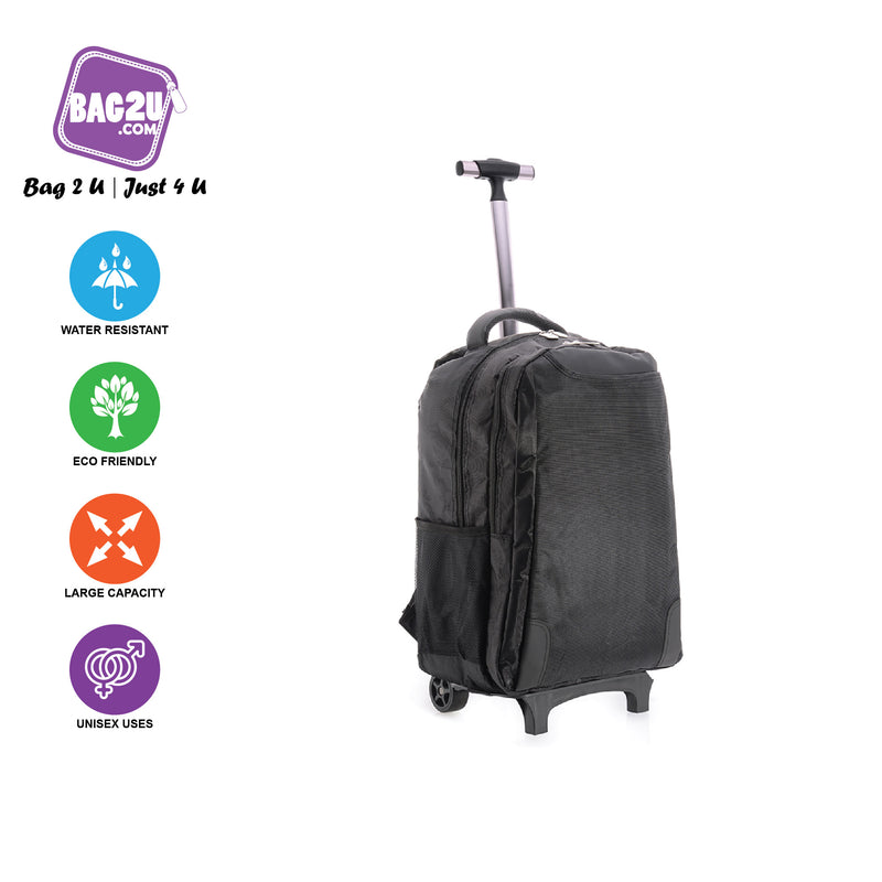 Granite Gear Water-Resistant Wheeled Duffle Carry On Suitcase G2222 Black -  Bunnings Australia
