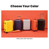 Blue Mountain 20"/24" Duster PC Hard Case Trolley Suitcases Luggage Hand Bag TSA Lock