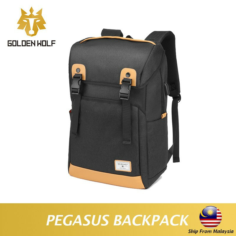Golden Wolf Pegasus Backpack (17" Laptop)