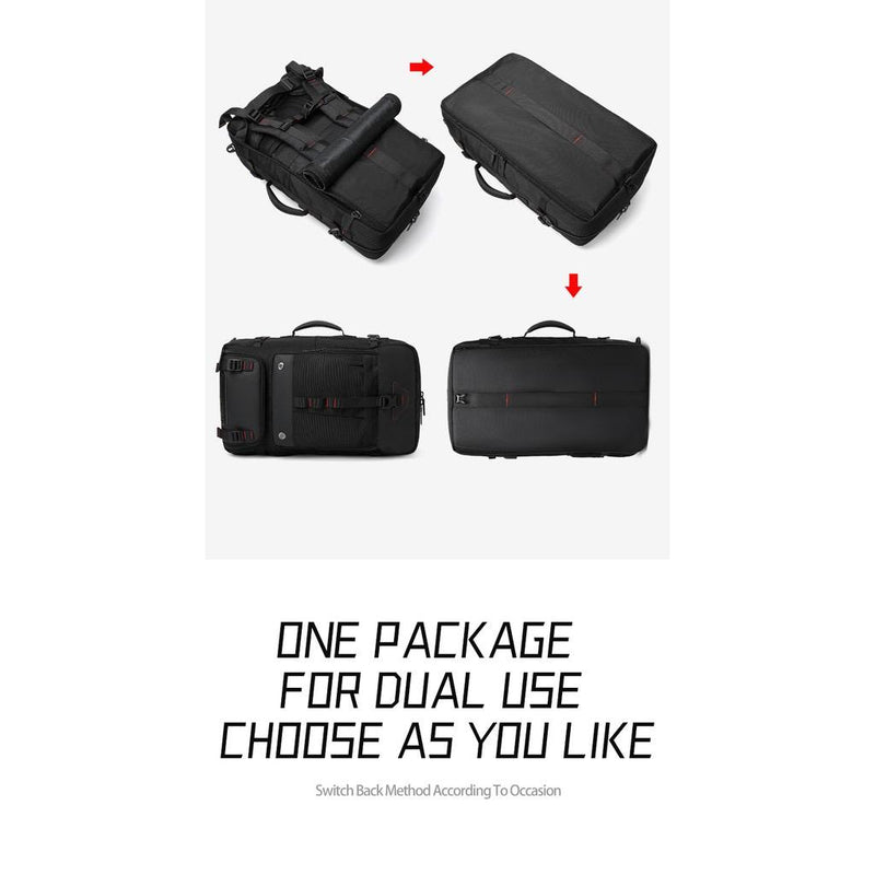 Golden Wolf Zelda Big capacity multi compartment travel laptop backpack (17")