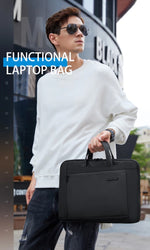 Golden Wolf Remy Laptop Sleeve Clutch Bag Document Bag Portable Slim Bag (15.6")