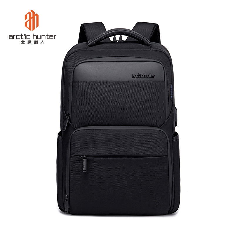 Arctic Hunter i-Flume Laptop Backpack Business Travel Stylish Trend Fashion USB Laptop Backpack (15.6")
